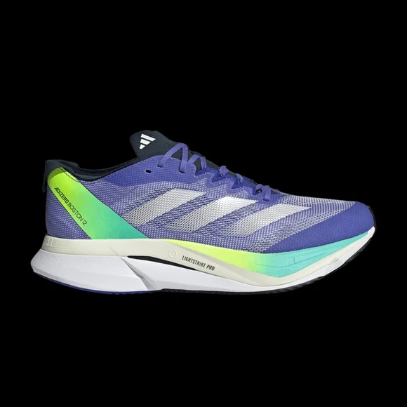 ADIDAS Adizero Boston 12 Running Shoes M 7.5 / W 9 Blue 4 Miles $160 - Picture 3 of 11